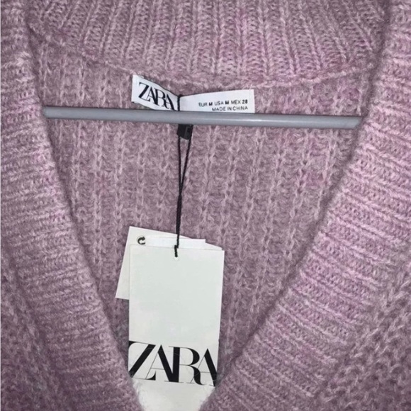 NWT ZARA Patch Pocket Knit Jacket Blogger Fav. Essential - Picture 11 of 13